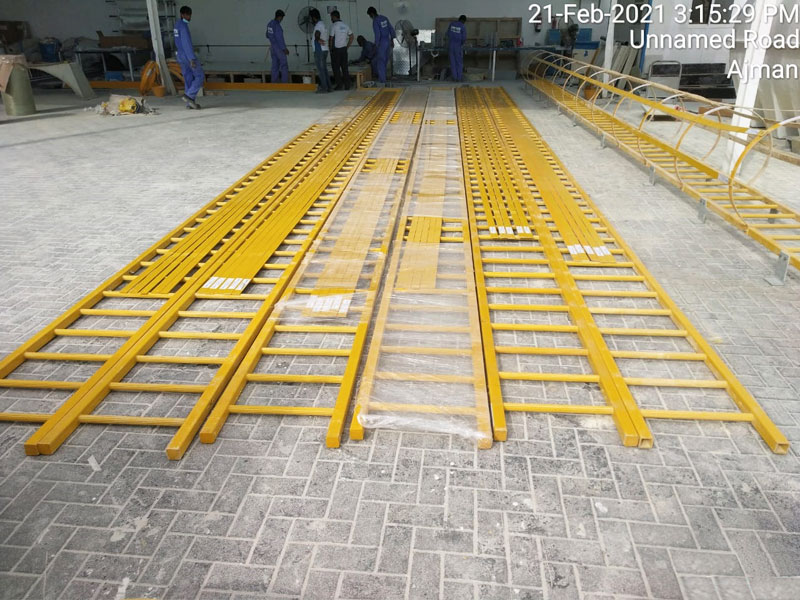 Grp Ladders & Safety Cage Ladders in Dubai UAE